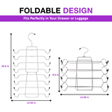 Multi-Use Closet Organizer Hanger — 8-Tier Space-Saving Hanger