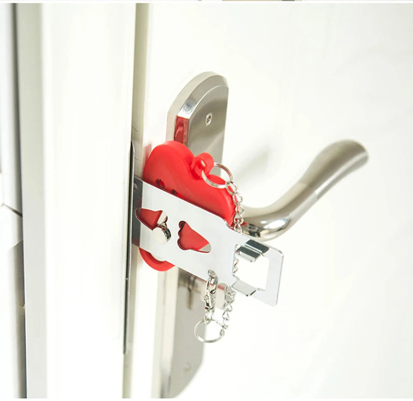 Portable Door Lock Latch™ (No Drill)